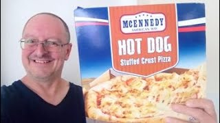 Lidl Mcennedy Hot Dog Pizza Crust Stuffed Review - ~ YouTube Food