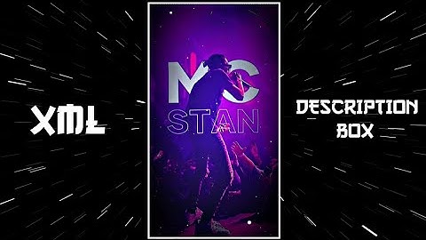 MC STAN X DIL LAGA LIYA 💝💞 || NEW TREND XML 🖤 || ALIGHT MOTION XML PRESETS