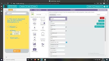 How to make quiz in app lab