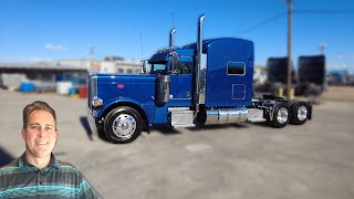 1 Available Unit  Dark Blue 2024 Peterbilt 389 with 78 inch Platinum Sleeper