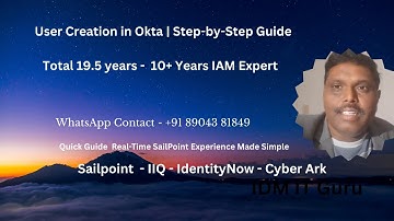 01: 🚀  User Creation in Okta | Step-by-Step Guide for IT Admins Lesson #1