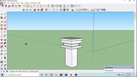 how to use follow me tool in sketchup |  sketchup tutorials for beginners part 1
