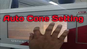 auto cone setting video .spinning mills . uster quantam 2 setting