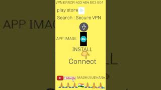 How to solve VPN 403 404 502 503 Error screenshot 1