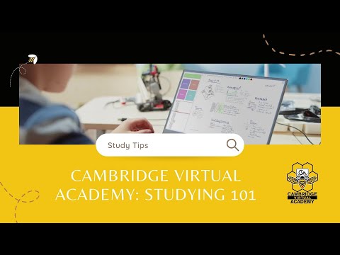 Cambridge Virtual Academy Studying 101