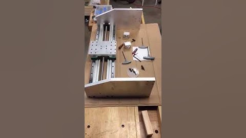 My CNC build - Assembling the Gantry - Time Lapse Video