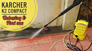 Karcher K2 Compact Pressure Washer | Unboxing and First Use