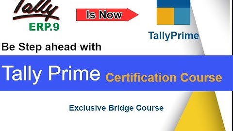 Day-1 Tally Prime With GST, TDS & Payroll Live Certification Course