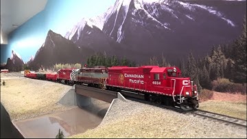 Layout Update - February 2021: Athearn Genesis GP40-2, Logic Rail Technologies Circuits, Trees...