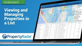 Viewing and Managing Properties in a List using PropertyRadar screenshot 3