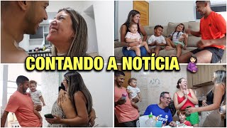 REAÇÃO DO MEU MARIDO, FILHOS, FAMÍLIA E AMIGOS COM A QUARTA GRAVIDEZ 🤰🏻❤️ | Sindy Melo