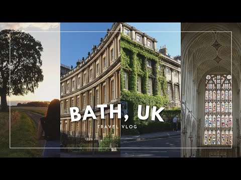 vlog ▸ 1 Day in Bath, England UK - most beautiful city I've been imo 🥹 | Roman Baths, Royal Crescent