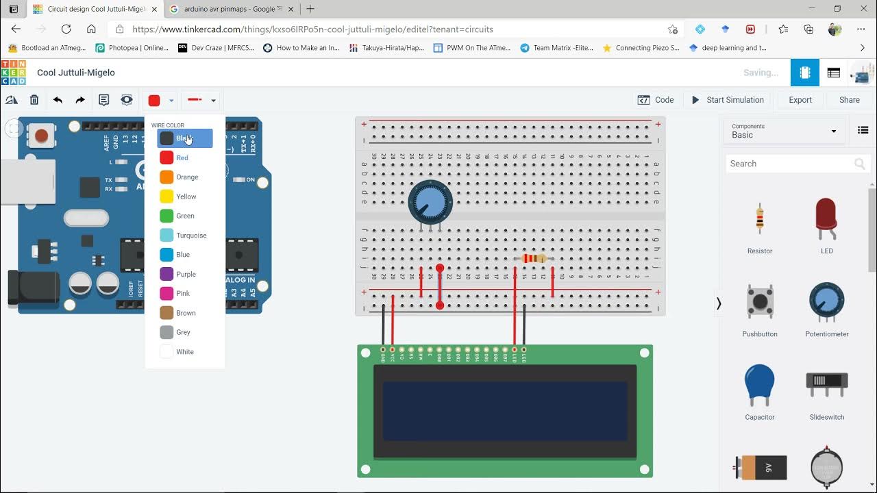Interface 16x2 LCD with ATmega328p | AVR Microcontroller Programming in ...