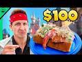 $100 Disney Food Challenge in California!! What a Mess!!