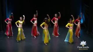 'Shaabi Fever' Shaabi Style fusion Belly Dance by Fleur Estelle Dance Company (Summer Showcase 2016)