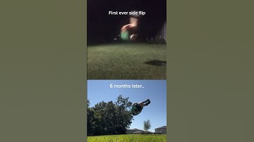 In only 6 MONTHS!! #shorts #flips #sideflip #progression