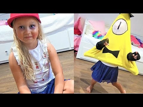 Алиса и Надя играют в игру для детей ГРАВИТИ ФОЛЗ !  Kids play Gravity Falls