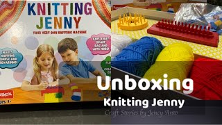 Unboxing Knitting Jenny - Basic Knitting Kit For Kids And Beginners