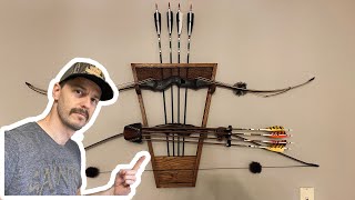 DIY bow rack!