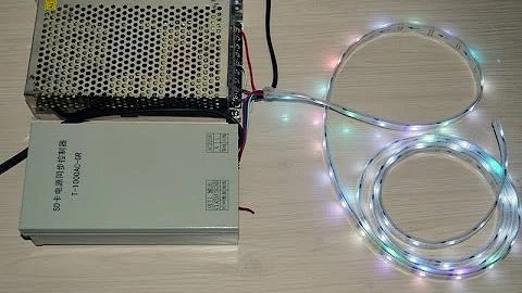 T 1000AC waterproof programmable pixel controller with ws2801 IC led lighting