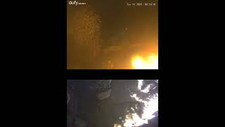 Hoogezand - Explosie Bij Woning Schaepmanstraat Op Camera Vastgelegd