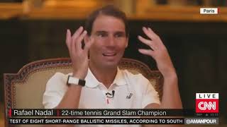 Rafael Nadal Interview for CNN / Paris, 6 June 2022