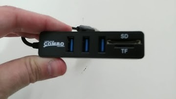 High Speed Combo 5-port USB 2.0 Hub Card Reader from gearbest.com