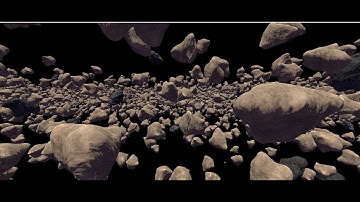 Asteroid field in Godot Engine #2 with real mesh and textures