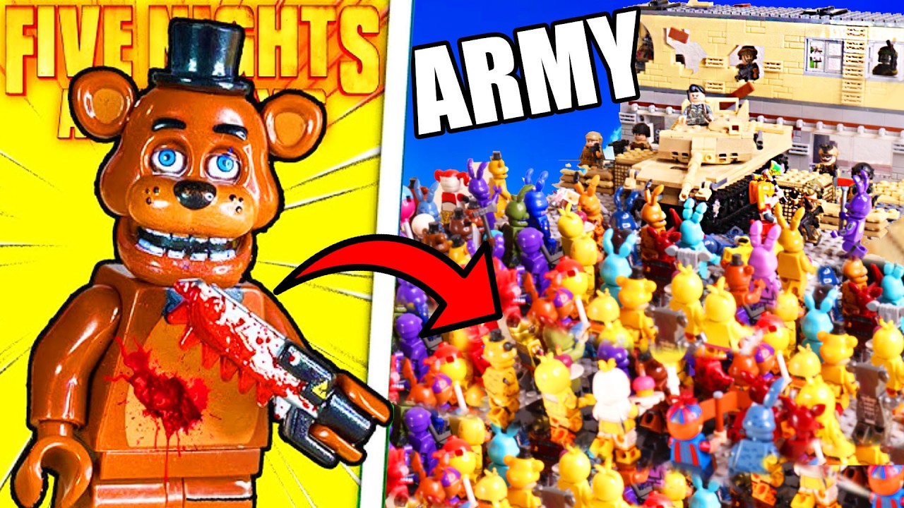 Я моделирую противостояние армии LEGO FNAF и современной армии США...