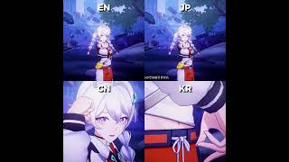 Kiana in different languages | Honkai Nexus Anima