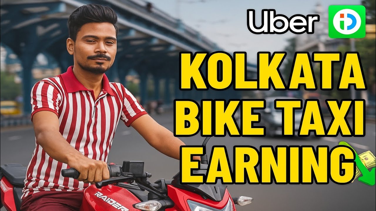Kolkata Bike Taxi Earning 💸 | Rapido Captain Earning | Uber Bike Taxi Earning 💸 | Rapido VS Uber 