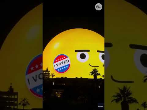 Election ready: Sphere urges Las Vegas residents to vote #Shorts