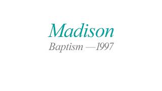 MADISON — Baptism 1997 (with Great Grandparents)