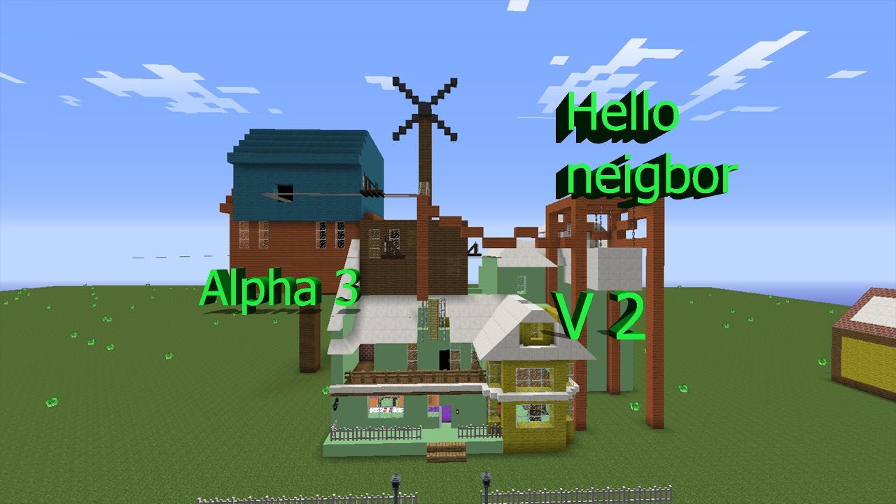Майнкрафт привет сосед 3