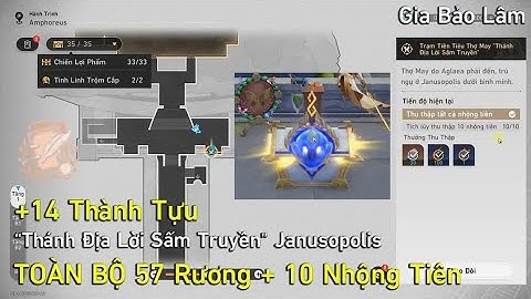 HSR 3.1 | TOÀN BỘ 57 Rương, 10 Nhộng Tiên & 14 Thành Tựu tại "Thánh Địa Lời Sấm Truyền" Janusopolis