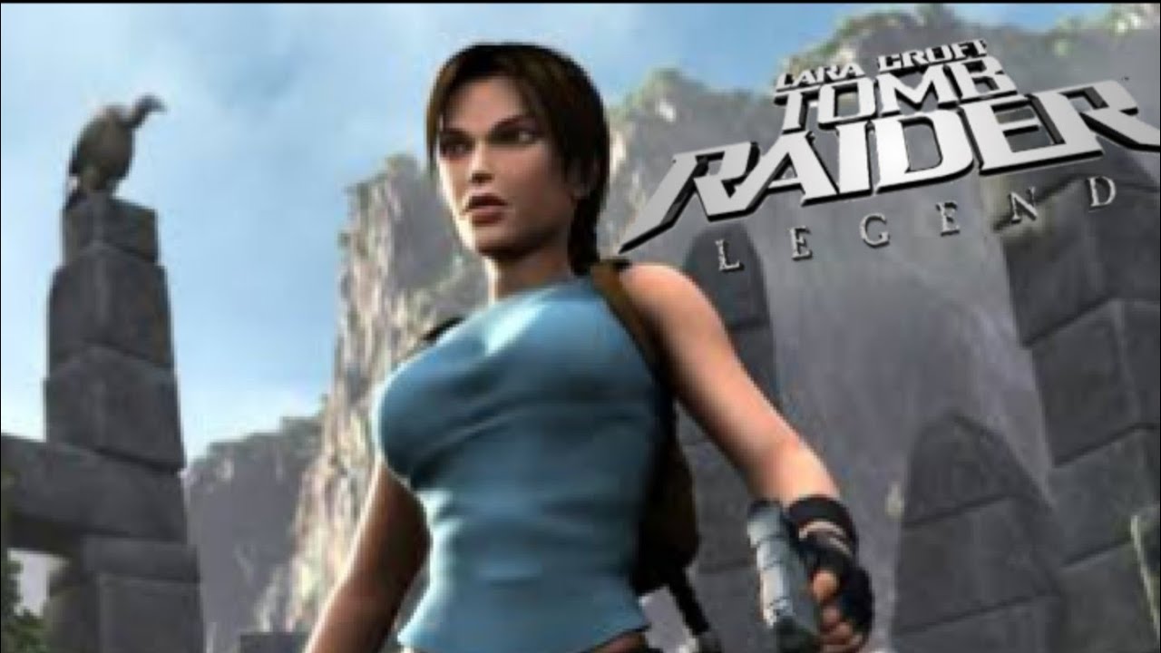 Main tomb rider legend di emulator psp - YouTube