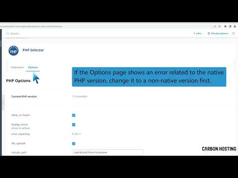 How to Increase PHP's post max size value using CloudLinux's Selector in Plesk   Carbon Hosting