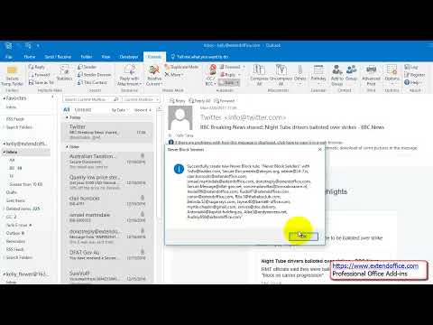 How to add email addresses to safe/ blocked senders list in Outlook