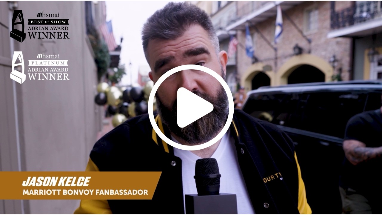 Marriott Bonvoy X Courtyard by Marriott's Find the Real Jason Kelce Contest