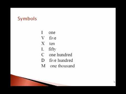 Roman Numeration