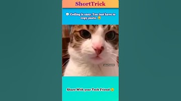 💬 Coding is easy, You just have to copy paste. 😂 #coding #programming #memes #techhumor #developer