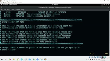Create Oracle 19c Database Manually
