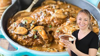 Super Flavorful Salisbury Steak that's Completely Homemade