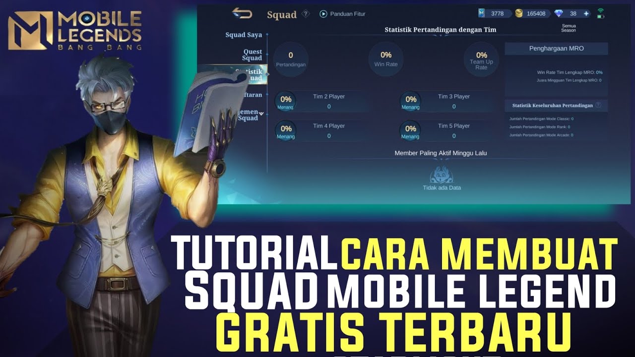 Tutorial Mobile Legend TUTORIAL CARA MEMBUAT SQUAD MOBILE LEGEND TERBARU GRATIS. - YouTube