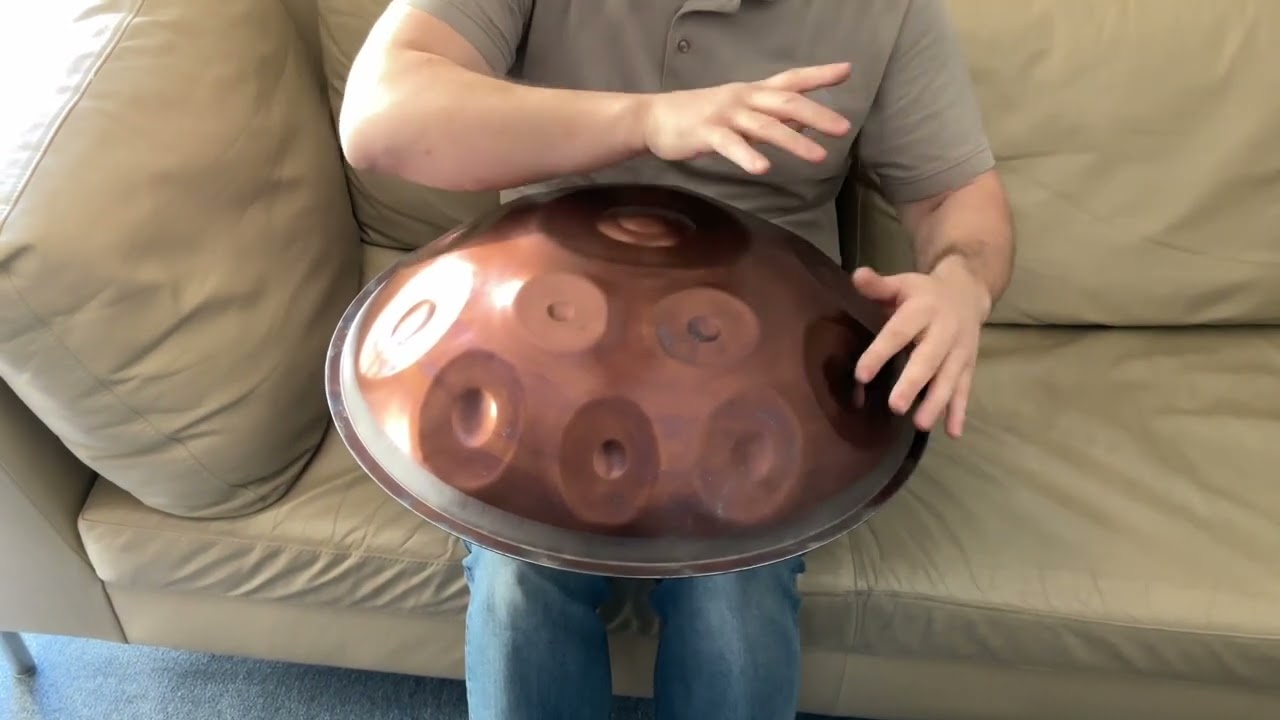 Handpan D Kurd 16, 440hrz, Ember