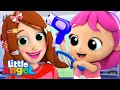 My beauty salon  baby john songs and little angel nursery rhymes