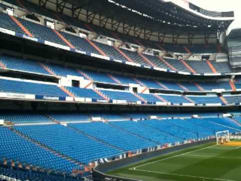 Real Madrid - Santiago Bernabeu Stadium. Inside view ...