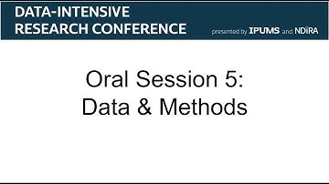 Data & Methods (2025 Data-Intensive Research Conference)