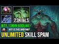 How to 1v5 Solo Mid Undying Against Invoker with 13Min Godlike Unlimited Decay Skill Spam Dota 2