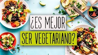 ¿Es más sano SER VEGETARIANO?